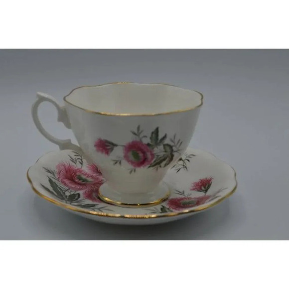 Royal Albert Hawthorne  Thistle Teacup and Saucer - Picture 2 of 10